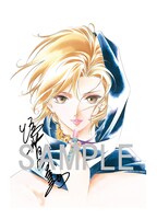 書店店頭で配付されるポストカード。（Ｃ）田中芳樹 2010（Ｃ）垣野内成美 2010（Ｃ）講談社 2010