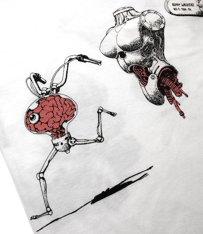 「脳」の部分だけがワンポイントカラーで。GUNNM［White］(C) YUKITO KISHIRO / SHUEISHA