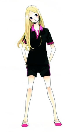 HMVで配付される中村光描き下ろしのブロマイド。ニノがHMVのユニフォームを着用。