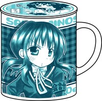 「虹ノ瀬咲フタつきマグカップ」取っ手を右に見たイメージ。(C)クリスタルな洋介／小学館