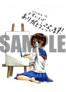 コミックとらのあなにて配布されるイラストカード。