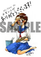 COMIC ZINにて配布されるイラストカード。