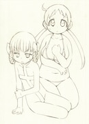 「近藤るるる画集R(仮)」収録作品イメージ。