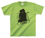 「ヤンキー君とメガネちゃん」Tシャツ。大地と花のシルエットをクールにプリント。