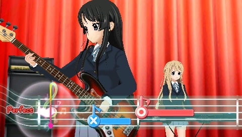 「けいおん！ 放課後ライブ!!」より。（C）SEGA （C）かきふらい・芳文社/桜高軽音部