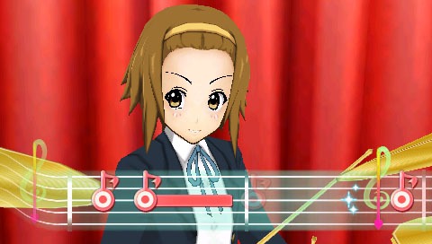 「けいおん！ 放課後ライブ!!」より。（C）SEGA （C）かきふらい・芳文社/桜高軽音部