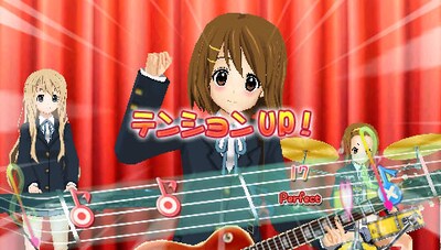 「けいおん！ 放課後ライブ!!」より。（C）SEGA （C）かきふらい・芳文社/桜高軽音部