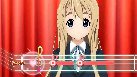 「けいおん！ 放課後ライブ!!」より。（C）SEGA （C）かきふらい・芳文社/桜高軽音部