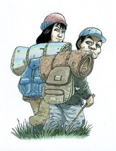 いがらしみきおの新連載「I（アイ）」カット。