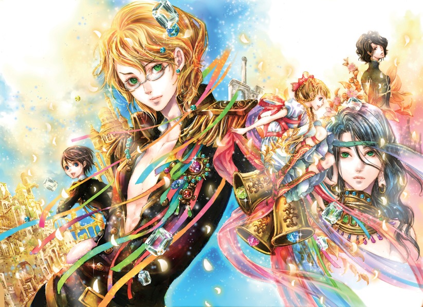 「金色騎士」のカバーに使用されるイラスト。