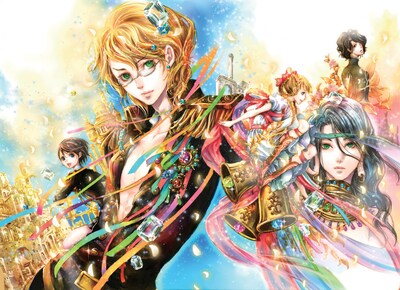 「金色騎士」のカバーに使用されるイラスト。