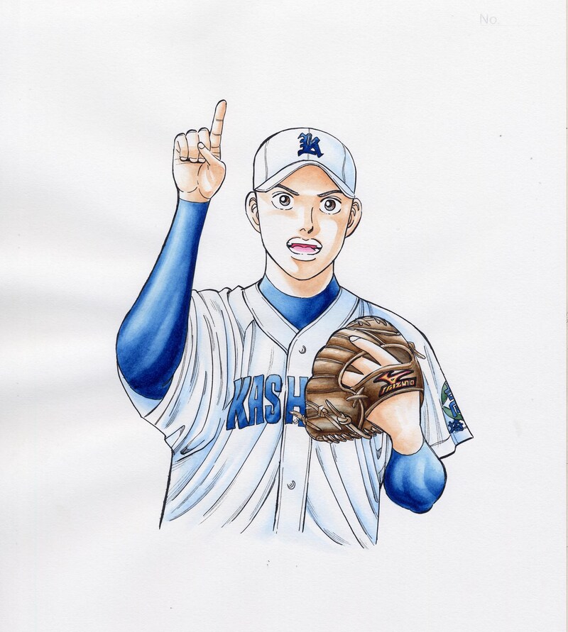 三田紀房の新連載「砂の栄冠」カット