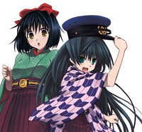 皇ハマオの新連載「椿色バラッド」カット。