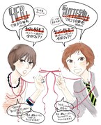 ヤマシタ描き下ろしのポスターイラスト。会場ではこちらの原画も展示。