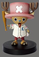 埼玉西武ライオンズ仕様の「トニートニー・チョッパー」フィギュア正面。(C)尾田栄一郎/集英社・フジテレビ・東映アニメーション　発売元：（株）プレックス　販売代理店：（株）ダイブ