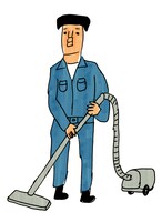 おそうじロボ 白井さん（C）花くまゆうさく/クリエイティブアクザ/ハピネット