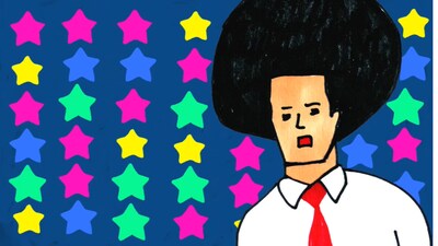 「メカ☆アフロくん」場面写真（C）花くまゆうさく／クリエイティブアクザ／ハピネット