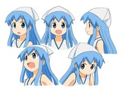 イカ娘の設定画（C）安部真弘（週刊少年チャンピオン）／海の家れもん