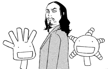 石川が描いた西田が、菌たちと夢の共演を果たした。