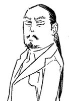 石川が描いた笑い飯の西田。