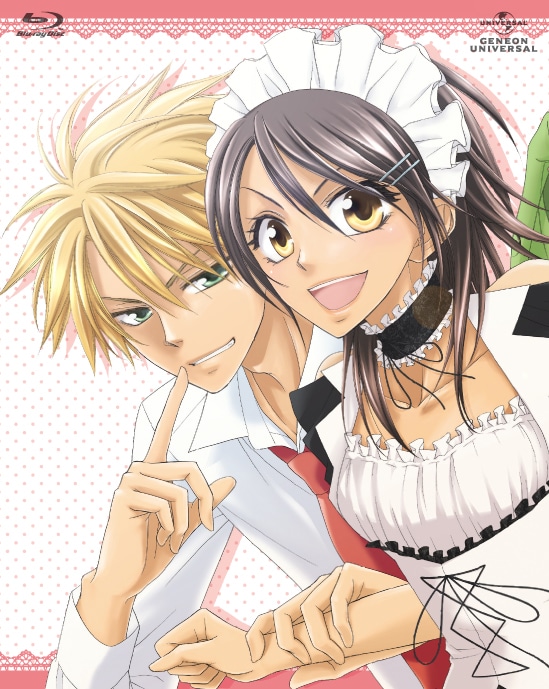 「会長はメイド様！Blu-ray1巻初回限定版に付く、3方背BOXのイラスト。