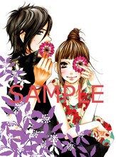 葉月かなえのクリアファイルに使用される描き下ろしイラスト。