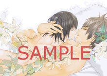 栄羽弥のクリアファイルに使用される描き下ろしイラスト。