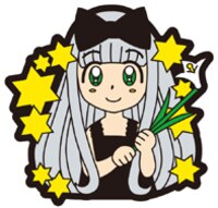 特製キャラクターピンズのうち、「天からトルテ！」よりグラニテ。