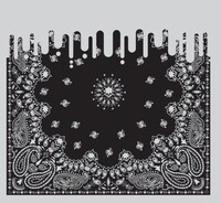 ブラックカラーのバックデザイン。(C)真鍋昌平/小学館