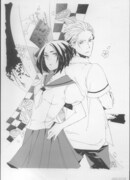 鷹野久「華にあらし」カット