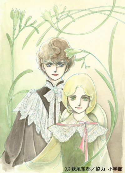 5月に発売された「文藝別冊　萩尾望都～少女マンガ界の偉大なる母～」の表紙にも使用されたイラスト「フリージア」。