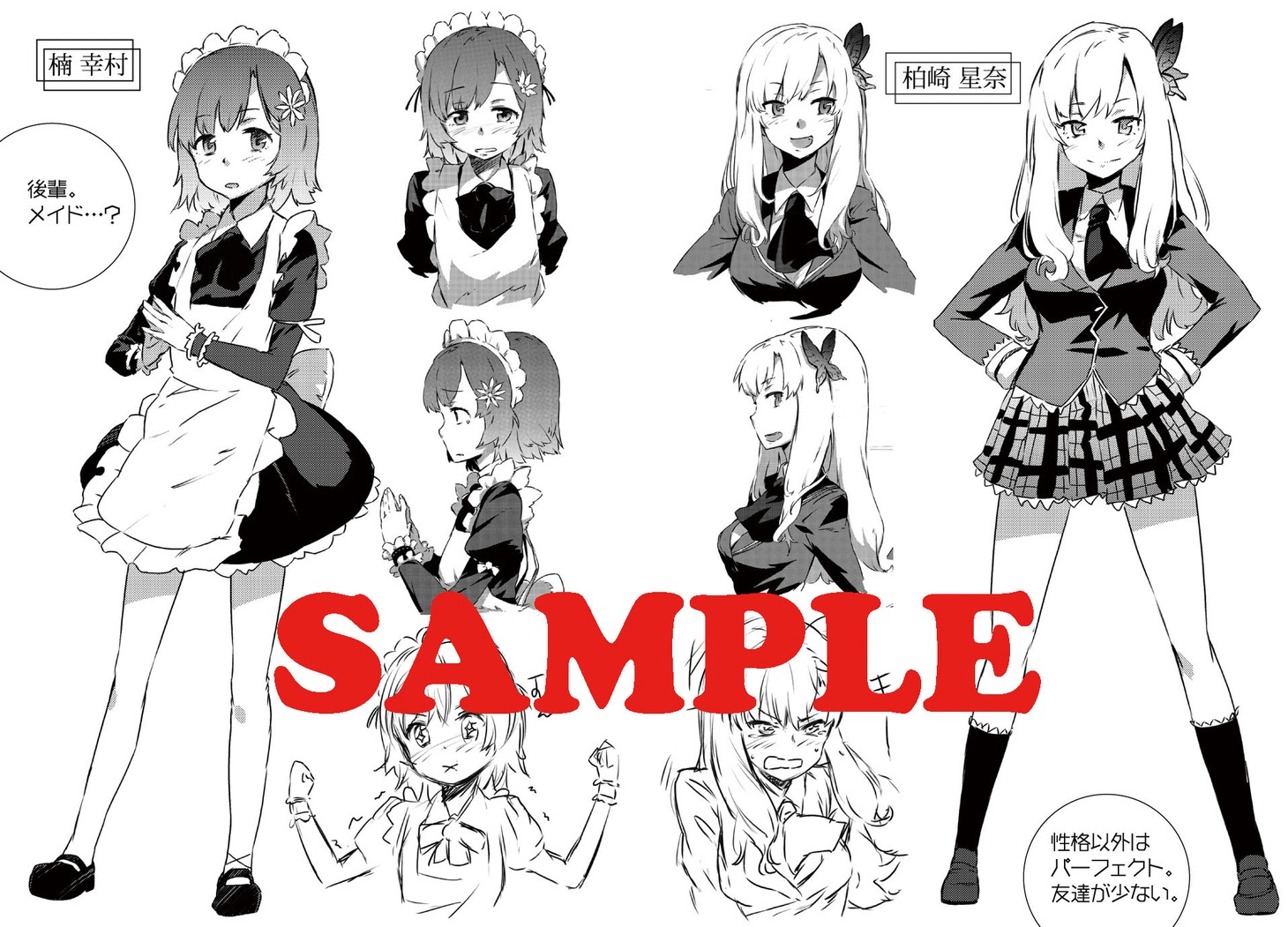 コミックとらのあなで配布される小冊子より。(C)2010 Itachi/Yomi Hirasaka/MF