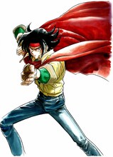 島本和彦とビッグバンプロジェクト（宮北和明）＋今川泰宏「超級！機動武闘伝Gガンダム」カット。