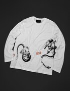 ECHOES Long Sleeve T-Shirt［White］(C)LUCKY LAND COMMUNICATIONS / SHUEISHA