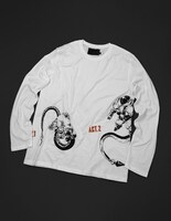 ECHOES Long Sleeve T-Shirt［White］(C)LUCKY LAND COMMUNICATIONS / SHUEISHA