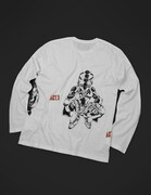 ECHOES Long Sleeve T-Shirt［White］(C)LUCKY LAND COMMUNICATIONS / SHUEISHA