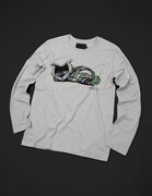 HERBCAT Long Sleeve T-Shirt［L.Gray］(C)LUCKY LAND COMMUNICATIONS / SHUEISHA