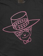 HEAVEN'S DOOR Long Sleeve T-Shirt［Black (Pink)］(C)LUCKY LAND COMMUNICATIONS / SHUEISHA