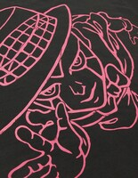 岸辺露伴が作中で宙に描いたビジョンをプリントした「HEAVEN'S DOOR」。こちらは背面。(C)LUCKY LAND COMMUNICATIONS / SHUEISHA