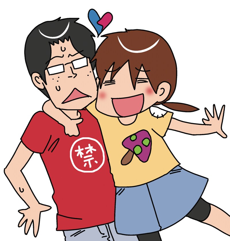 葛西りいちの新連載「ヨメキン」カット。