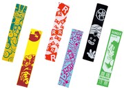 F賞「ロングタオル」全6種類集合図。(C)バードスタジオ／集英社・フジテレビ・東映アニメーション