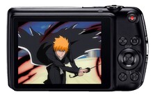 「BLEACH×EXILIM」起動画面の1シーン。（C）久保帯人／集英社・テレビ東京・dentsu・ぴえろ