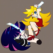 TAGROがコミカライズを手がける「パンティ＆ストッキングwithガーターベルト」は、ヤングエース（角川書店）にて連載中。(C)2010 GAINAX/GEEKS