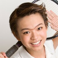 堀尾役の桝井賢斗。（Ｃ）許斐 剛／集英社・ＮＡＳ・テニスの王子様プロジェクト　（Ｃ）許斐 剛／集英社・テニミュ製作委員会