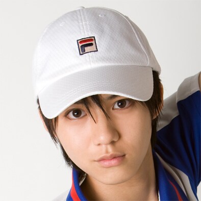 越前リョーマ役の小越勇輝。（Ｃ）許斐 剛／集英社・ＮＡＳ・テニスの王子様プロジェクト　（Ｃ）許斐 剛／集英社・テニミュ製作委員会