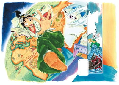 金田達也の新連載「サムライ・ラガッツィー戦国少年西方見聞録ー」扉ページ。（C）金田達也／講談社