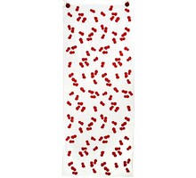 まめつぶ屋で販売される安野モヨコ描き下ろし「オチビ玉」デザインのてぬぐい。1680円。