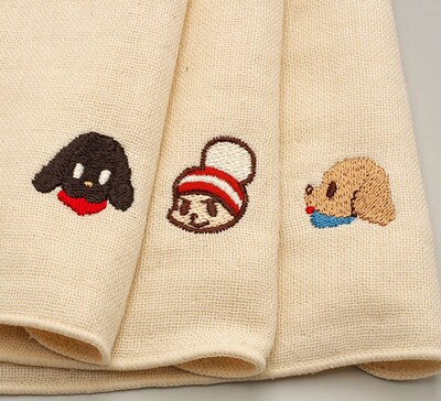 まめつぶ屋で販売されるタオル3枚セット。手触り抜群だ。1890円。