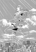 「エンジェル・ハート」1stシーズン最終話の1ページ。2ndシーズンのスタートが待たれる。(C)北条司 2001　