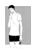 山崎童々の新連載「シリカゲル」扉イラスト。